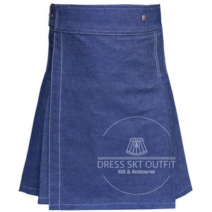 denim kilt dress Vogue Denim Kilt