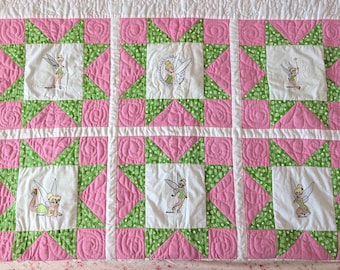 Disney Tinker Bell Quilted Blanket