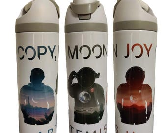 Artemis II Moon Flyby Mission Water Bottles (24 oz)