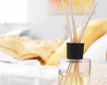 Reed diffuser, Tahitian monoi reed diffuser, Room fragrance, Air freshener, Non-toxic diffuser