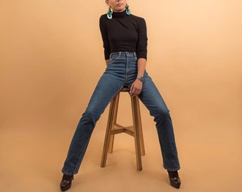 Vintage 70s Levis / Orange Tab Levis / High-Waisted Levis / High-Rise Denim / Vintage Denim / Straight Leg / Boho Denim Δ size: 28W