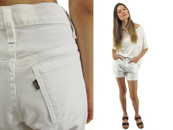 60s Linen Levis Shorts, Levis Sta-Prest, Minimalis