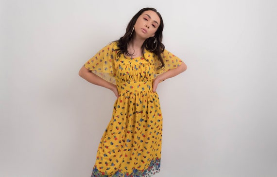 70s boho dress