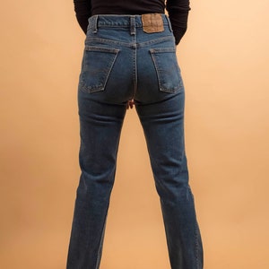 Vintage 70s Levis / Orange Tab Levis / High-Waisted Levis / High-Rise Denim / Vintage Denim / Straight Leg / Boho Denim Δ size: 28W image 8