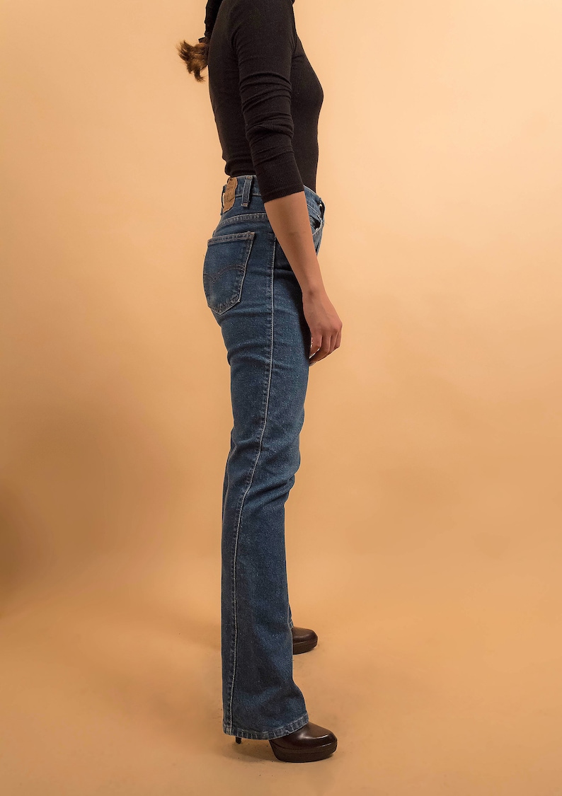 Vintage 70s Levis / Orange Tab Levis / High-Waisted Levis / High-Rise Denim / Vintage Denim / Straight Leg / Boho Denim Δ size: 28W image 9