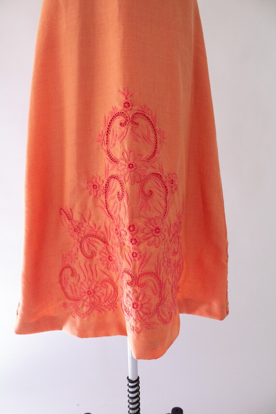 Wonderful 1960s Mexican Embroidered Maxi Dress