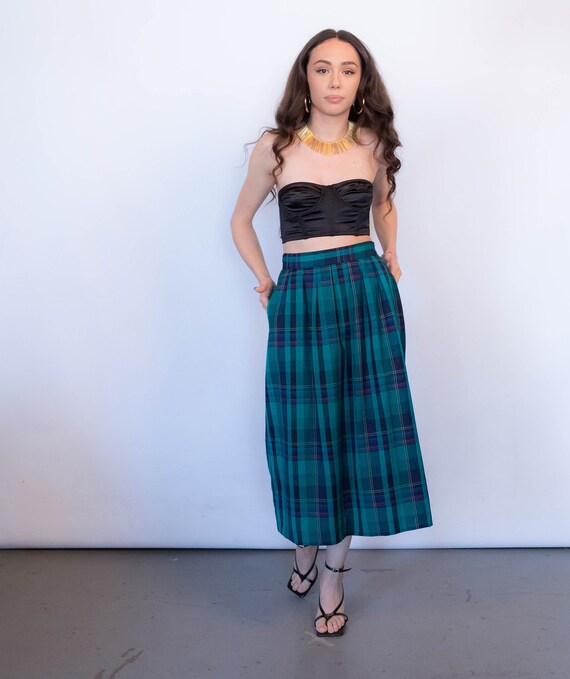 70s Pendleton Plaid Wool Skirt size S - image 10