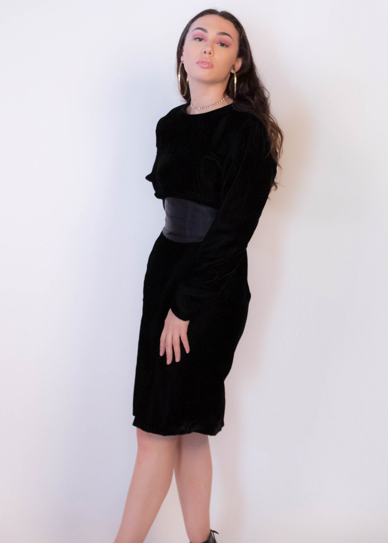 sleeves black maxi dress Black Velvet Tuxedo Suit – StudioSuits main image 1