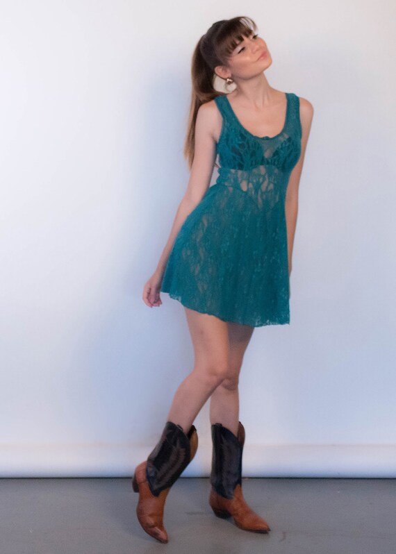 USA Vintage flower lace lingerie dress♡ Sexy-Vintage-Lace-Seduction-