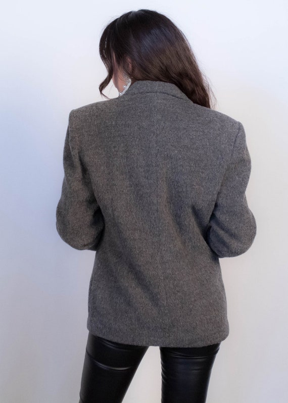 Vintage 80s Mohair Wool Blazer size XS/S - image 7