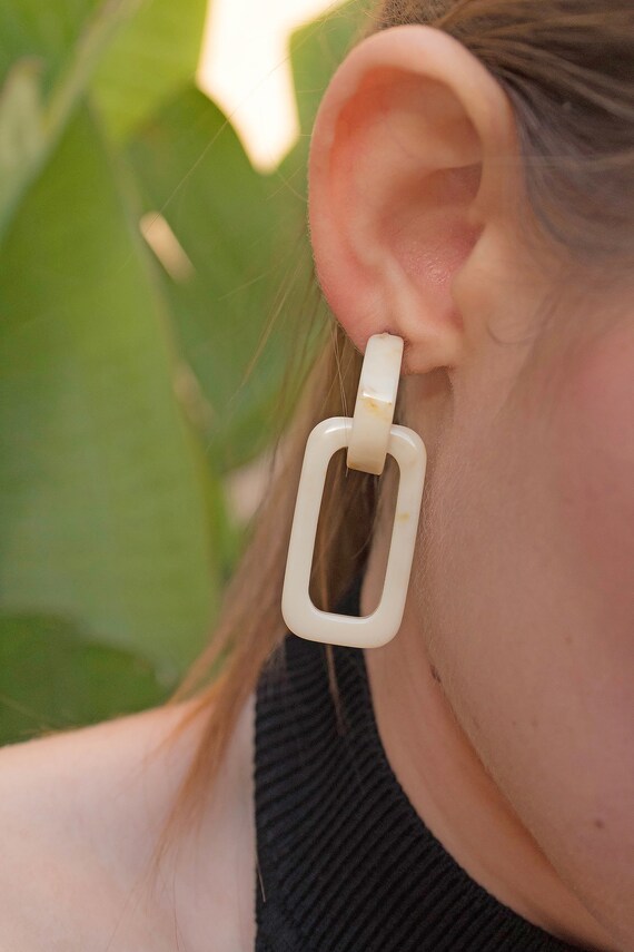 Statement Earrings / Geometric Earrings / Minimal… - image 2