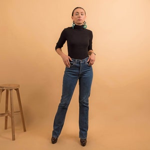 Vintage 70s Levis / Orange Tab Levis / High-Waisted Levis / High-Rise Denim / Vintage Denim / Straight Leg / Boho Denim Δ size: 28W image 6