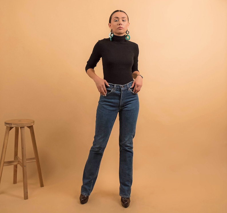 Vintage 70s Levis / Orange Tab Levis / High-Waisted Levis / High-Rise Denim / Vintage Denim / Straight Leg / Boho Denim Δ size: 28W image 6