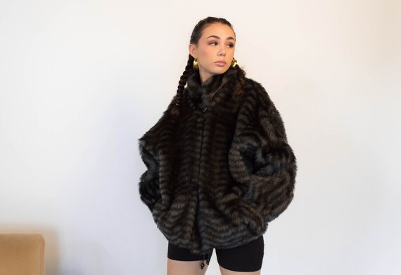 M and s outlet faux fur coats