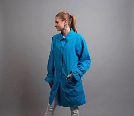 Oversized Trench Coat / London Fog Trench Coat / M