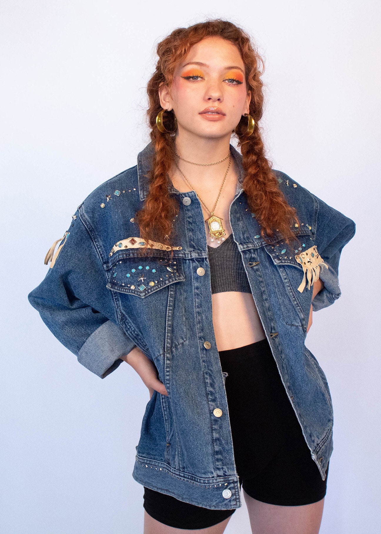 トップス soerte HAND STITCH WESTERN KNIT JACKET soerte HAND STITCH WESTERN KNIT JACKET