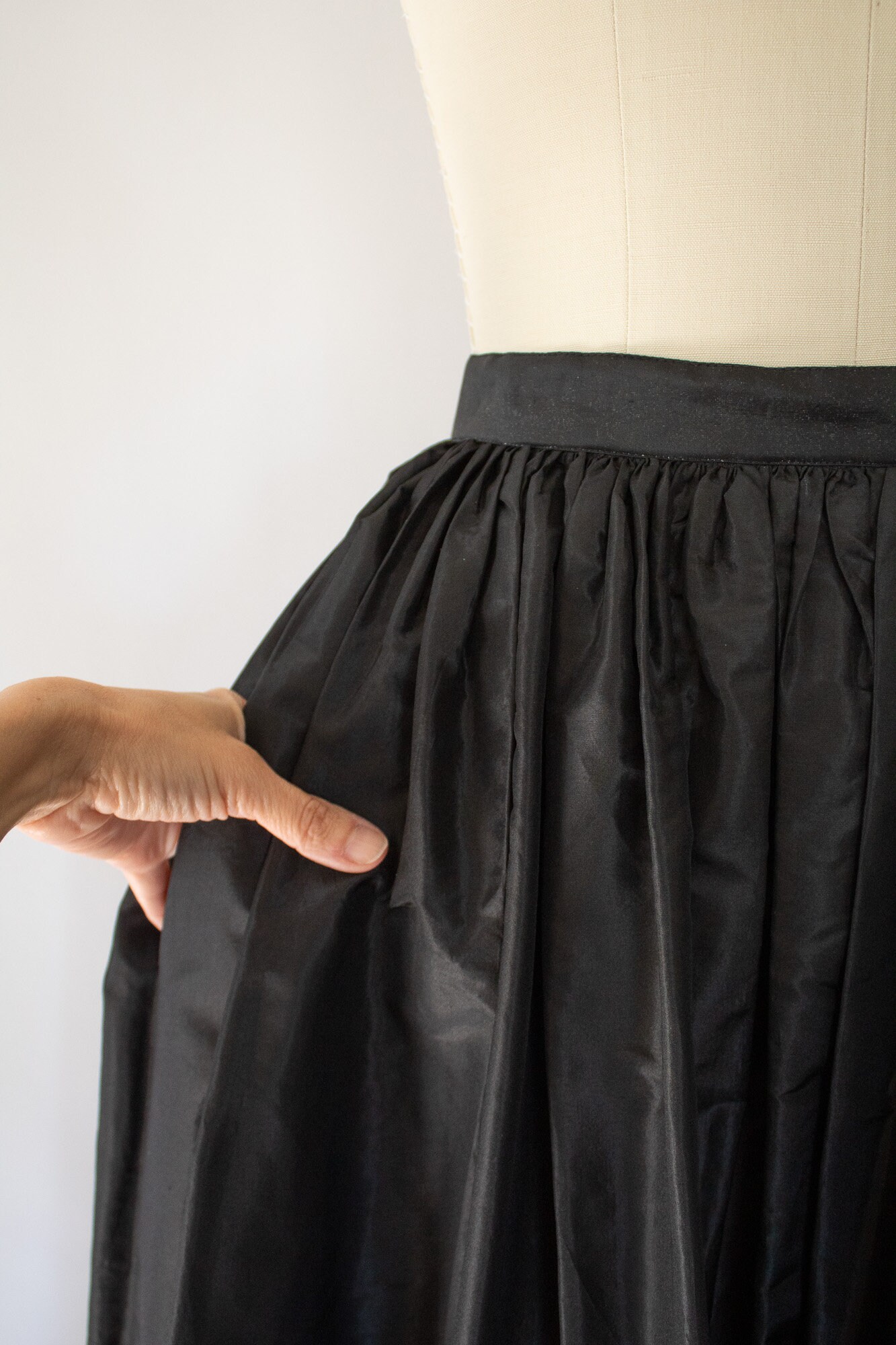 Vintage Louis Feraud Ball Silk Skirt 80s High waisted High fashion Evening Skirt S Etsy UK