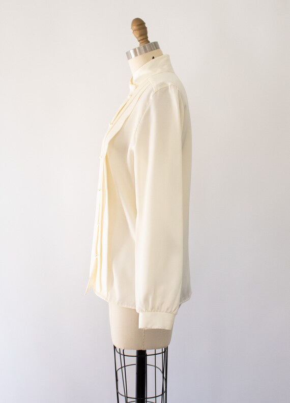Euro Vintage Pleated Blouse (S)