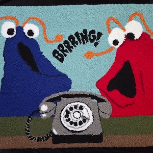 Alfombra de los extraterrestres Yip Yip de Barrio Sésamo