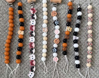 Wooden pacifier clip | baby clips