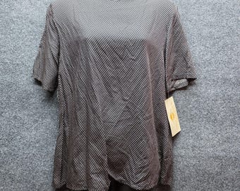 Vintage Pendleton Geo Top 6 Black Indie Whimsygoth Minimalist Retro Rockabilly