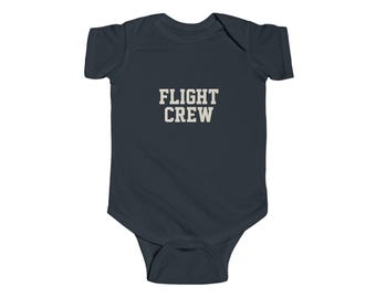 Flight Crew Bodysuit | Baby Onesie, Airplane Theme Infant Outfit