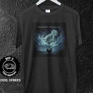 Camiseta de dinosaurio pollo, camiseta "Recuerda quién eres", meme divertido, camiseta de chiste sobre evolución, camiseta para amigos, camiseta "Recuerda quién eres"