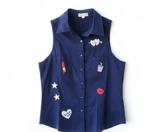 Cotton Vest Women (Size L)