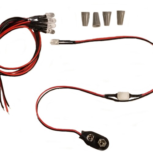 9 Volt LED Light On/off Switch 5 Pack Etsy