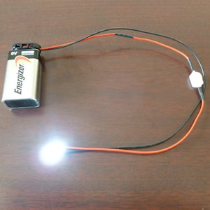 Battery LED Light w/ on off switch image 1