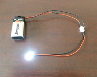 Battery LED Light w/ on off switch