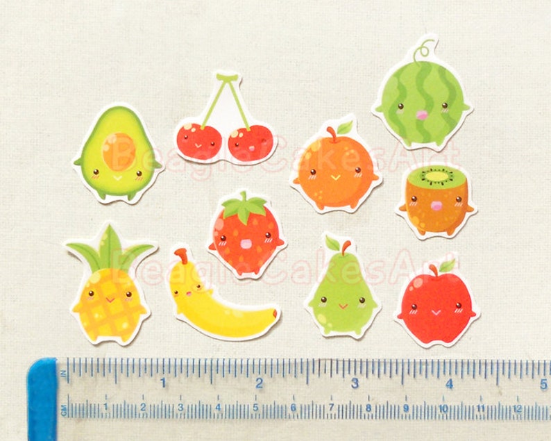 Fruits and Vegetables Stickers 60 Pieces. Grocery Sticker. Etsy