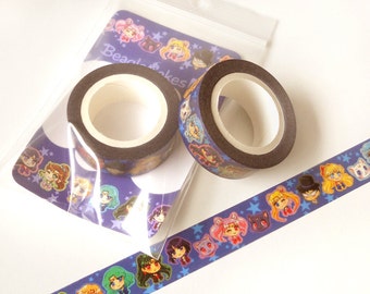 SM Washi Tape. Kawaii Washi Tape. Anime Washi Tape. Planner Decoration. Paper Tape. Planner Supplies. Cute Washi Tape. Anime. 10M