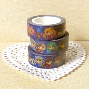 SM Washi Tape. Kawaii Washi Tape. Anime Washi Tape. Planner Decoration. Paper Tape. Planner Supplies. Cute Washi Tape. Anime. 10M image 4