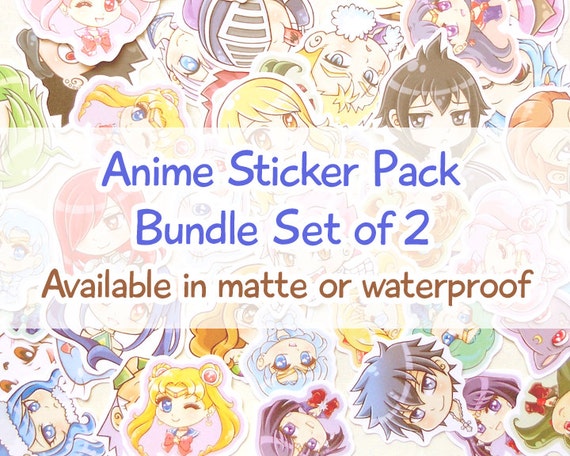 Anime Stickers. Discount Sticker. Sailor Moon Sticker. Manga Sticker.  Kawaii Sticker. Laptop Sticker. Waterproof Sticker. Skateboard Sticker 