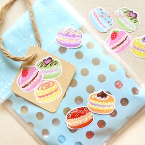 Macaron Stickers. Colorful Stickers. Planner Stickers. Waterbottle Stickers, Laptop Stickers, Cute Stickers, Kawaii Stickers, Candy Stickers