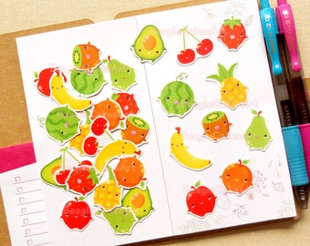 Fruit Stickers, Shopping Planner, Planner Stickers, Food Stickers, Functional Stickers, Shopping Sticker, Scrapbook Decoration. Cute Sticker