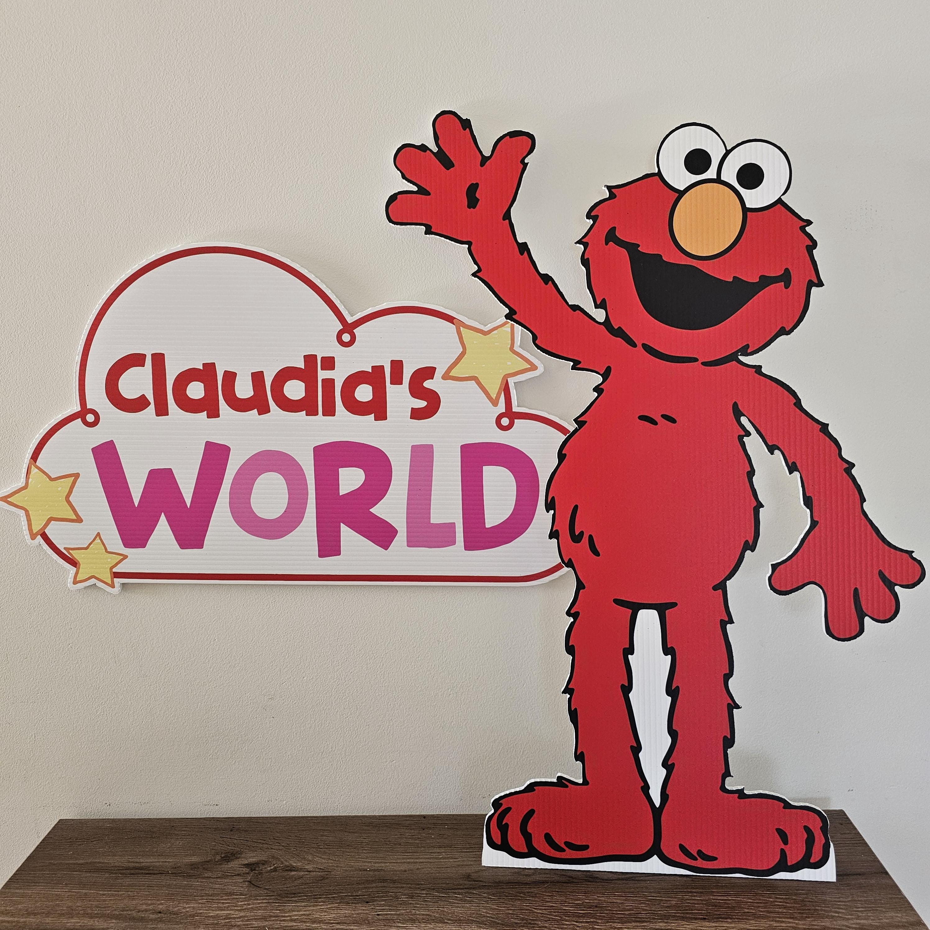Elmo Cut Out Elmo's World Custom Sign - Etsy Australia