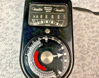 Weston Master 715 Universal Exposure Light Meter Model Vintage Photography VTG