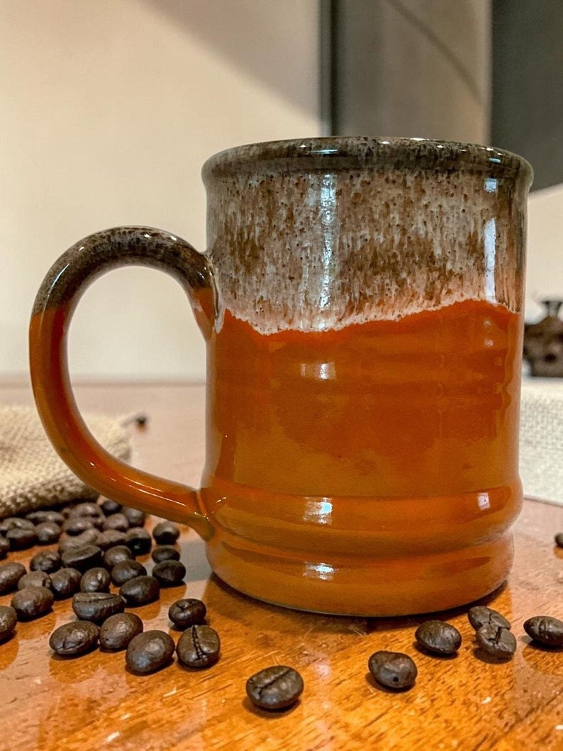 Disney Nightmare Before Christmas Pumpkin King Bones Coffee Deneen Pottery Mug image 3