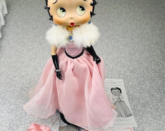 Rare Betty Boop Danbury Mint Porcelain Doll Belle of the Ball Limited Ed MINT