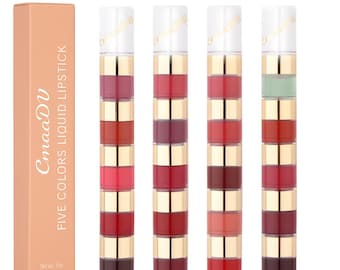 Stackable Lipstick Set – 20 Colors, Matte & Gloss Finish