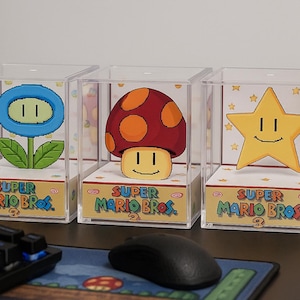 Super Mario 3D Diorama Cube - SNES Gamer Gift