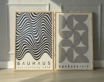 Impresión abstracta en lienzo para dormitorio, arte de pared moderno de mediados de siglo, decoración de entrada, hogar, 16 x 24 / Hogar escandinavo - Sin marco