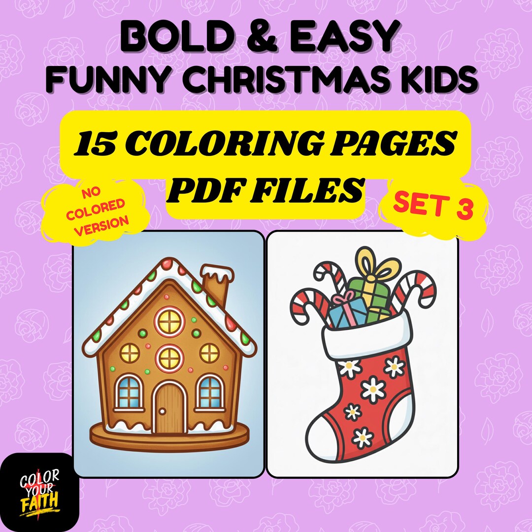 Christmas Activity Coloring Pages for Kids – 15 Holiday Printable ...