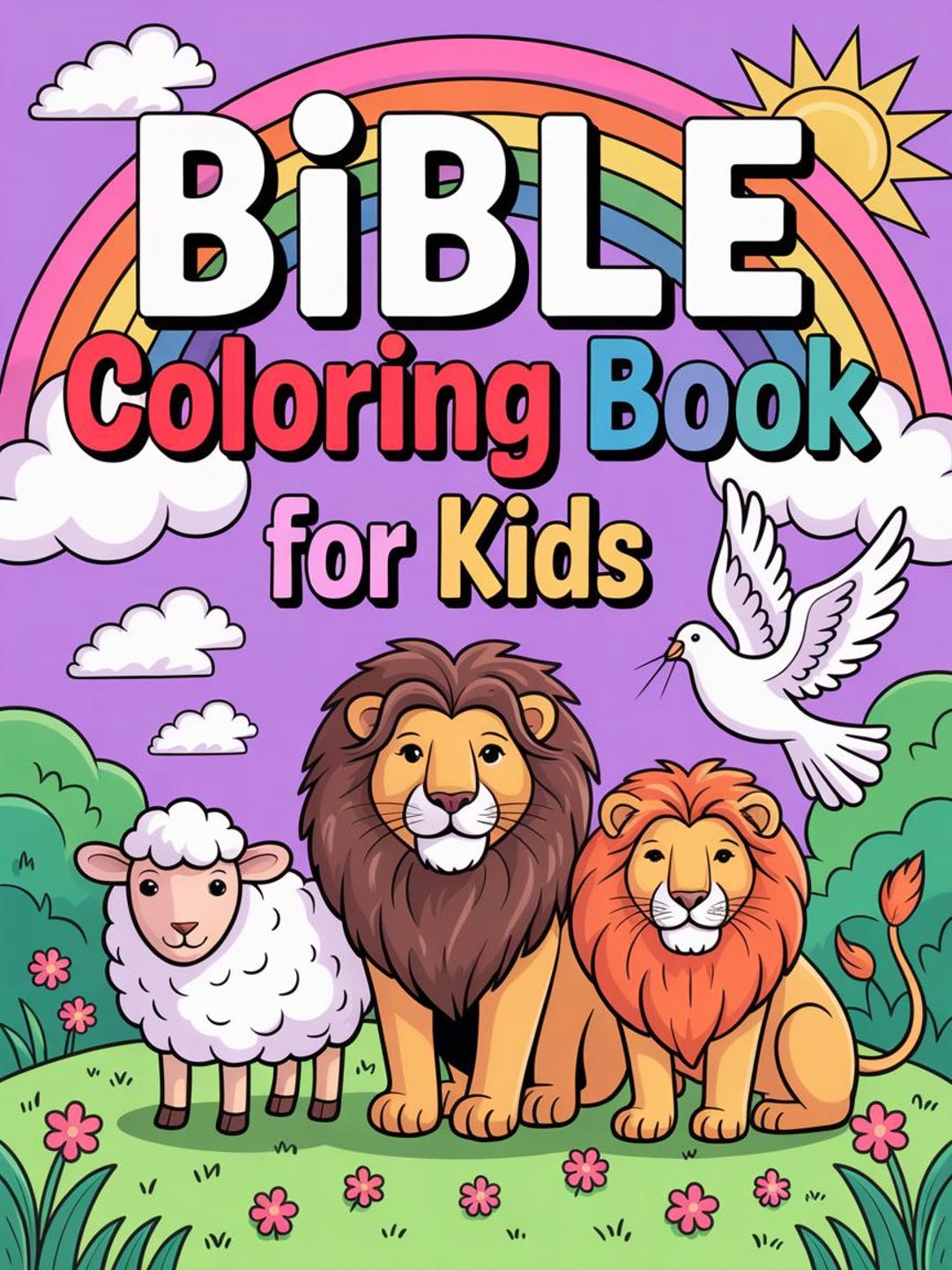 Bible Coloring Book for Kids | Printable Scripture Art PDF (sunday ...