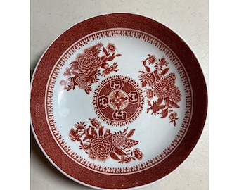 lot of 5 Fruit/Dessert (Sauce) Bowls Fitzhugh Red by Spode Copeland 5” vs10