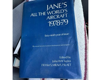 Jane’s All The World’s Aircraft 1978-1979 Hardcover With Dust jacket