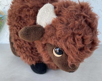 Animal Fair Inc. Buffalo Plush Vintage 1970’s Made For Kleinhans B085