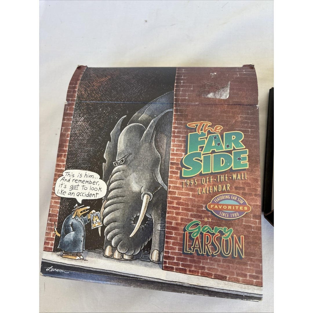 The Far Side off the Wall Desk Calendar 1995 Sealed - Etsy